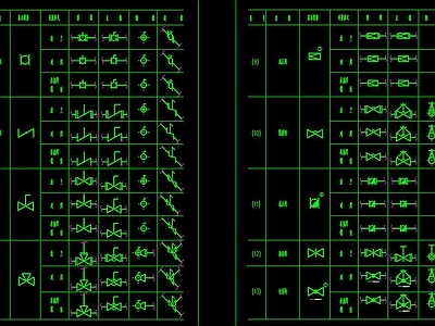 阀门CAD 图库