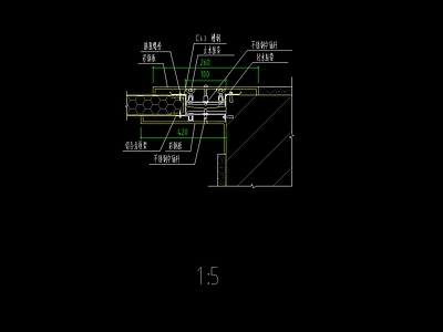 肖变形缝节点详图大样CAD设计 施工图 建筑通用节点