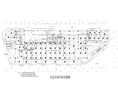 学校餐厅食堂空调通风 施工图