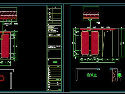 美容SPA养颜中心CAD 施工图