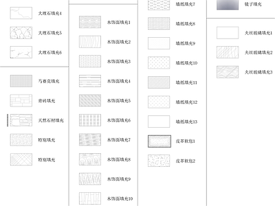 填充图案合辑 施工图