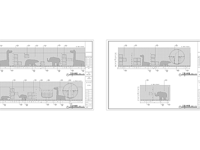 儿童会所动物图案大样 施工图