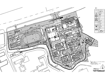 残疾人托养中心景观 施工图 医院疗养景观