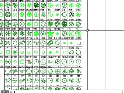 园林制图中所有材料图例资料 施工图 物料清单