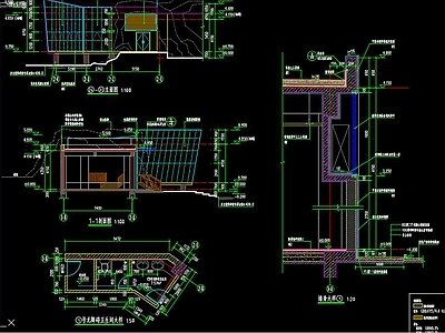 小茶室建筑CAD 施工图