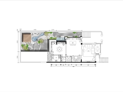 日式庭院景观施工图