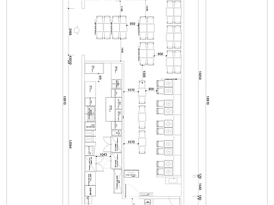 餐饮空间平面图