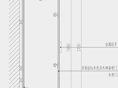 衣柜做法 节点大样 柜类