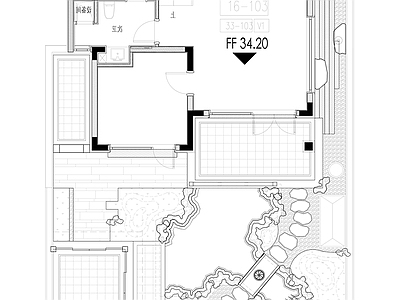 住宅庭院 施工图 概念方案