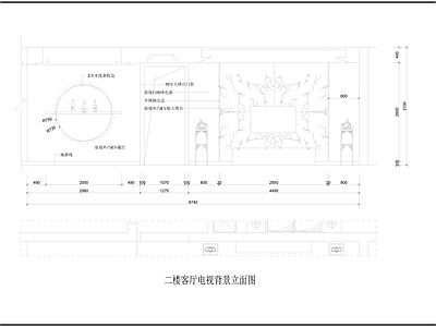 300平米新中式复式装修 施工图 实景图 平层