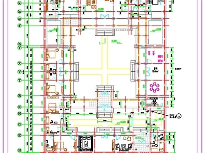 古建筑图纸 全套北京四合院cad图纸 施工图