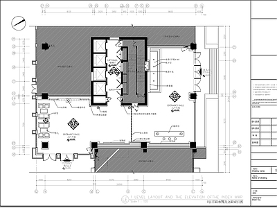 办公大楼大堂及电梯间施工详图 施工图