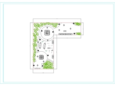 小区规划 娱乐区  公共区 小区绿化