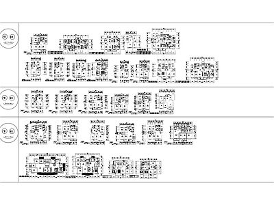 建筑室内平面洋房别墅 平立面方案 施工图