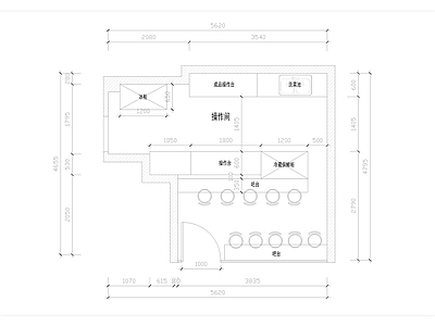 日式寿司小店 施工图 日韩料理店