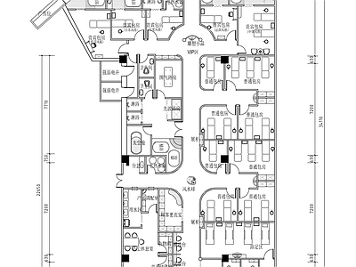 500㎡SPA美容会所 施工图