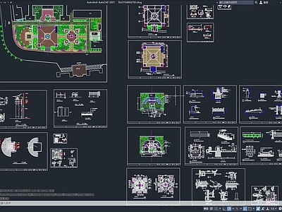 广场景观设计 施工图