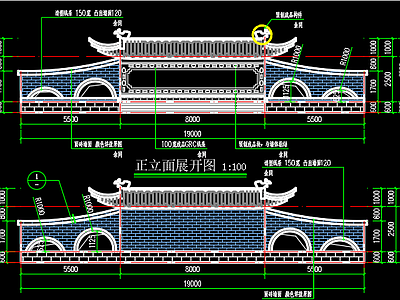 舞台建筑图建筑图设计低版本 施工图