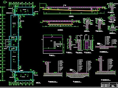 游泳池CAD 施工图