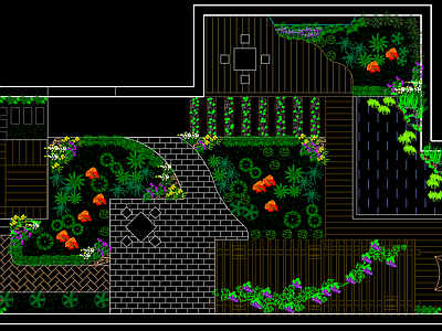屋顶花园方案 施工图