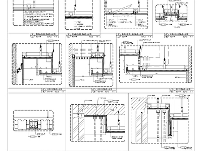 现代简约办公室 施工图