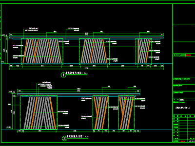景观廊架 施工图