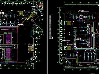 电影院中央空调 施工图 建筑暖通