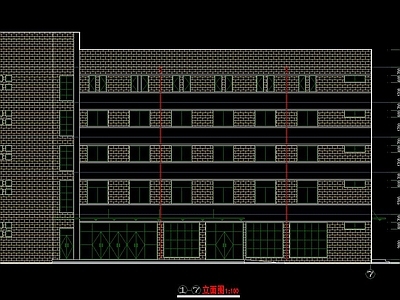 人民法院附属楼建筑图 施工图