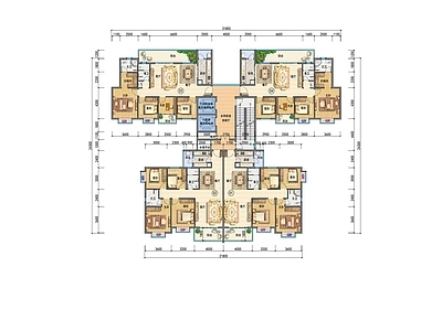 住宅平面方案CAD