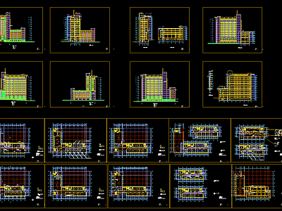 行政楼CAD 施工图