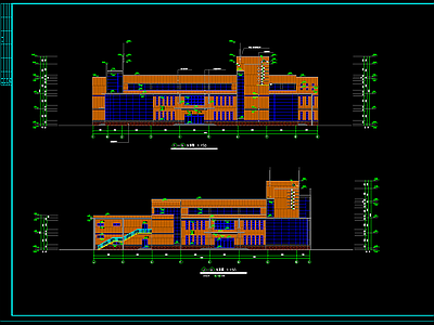 学校食堂全套CAD 施工图