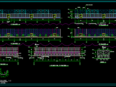 一层大棚初步设计建筑图纸 施工图