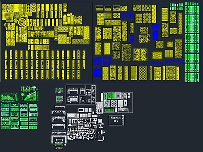 中式镂空格栅 隔断雕图库