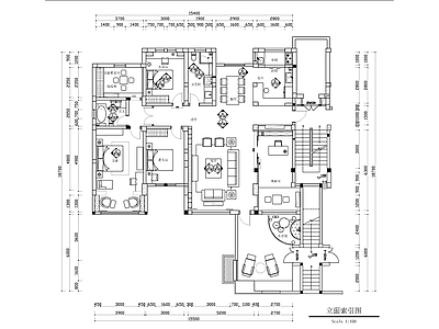 220㎡大平层家装CAD施工图