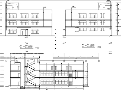 食堂建筑图纸 施工图