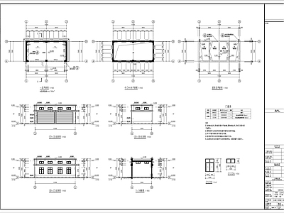 现代垃圾转运站建筑图 垃圾中转站 建筑