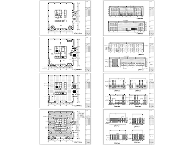 万达广场办公大堂 施工图