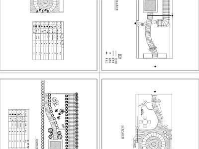 小型屋顶花园绿化设计 施工图