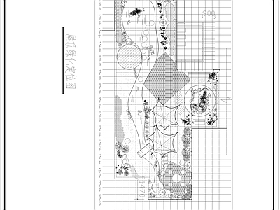 屋顶花园平面布置图设计施工图