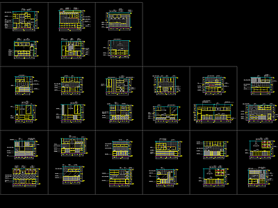厨房CAD图集 施工图