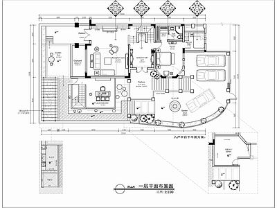 四层别墅家装施工图