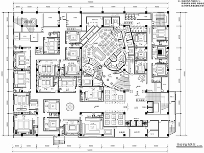 6500㎡KTV酒吧CAD施工图