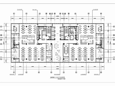 办公大楼及会议楼层CAD施工图