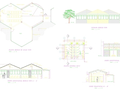 寄宿学校CAD 施工图