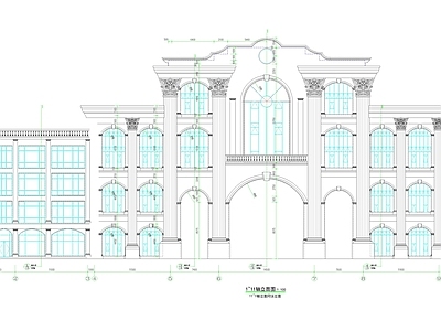 南门建筑CAD 施工图