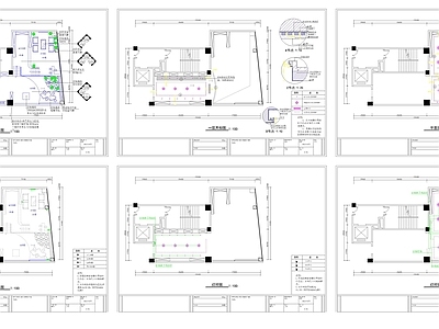 白酒展厅CAD 施工图