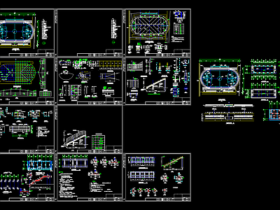 体育健身场所施工图