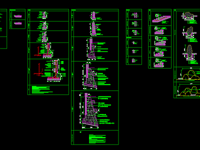 景观墙地面做法 施工图