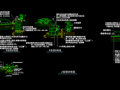 池沿驳岸施工图