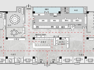 火锅工厂 施工图 概念方案